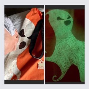 NEW OLD NAVY |  Grilling Apron* Glow in Dark Ghost FallFest Autumn Halloween